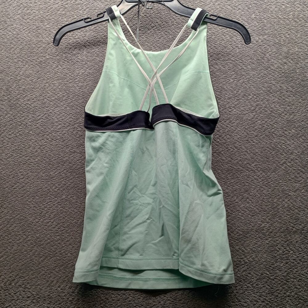 Lululemon Women’s Racerback Tank Top Mint Green Athletic Yoga Gym Slim Fit